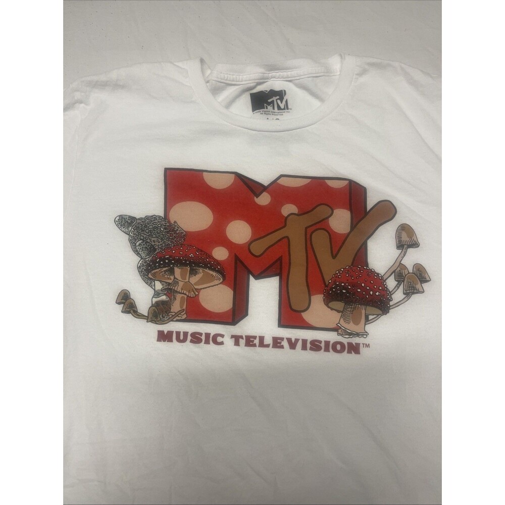 MTV Brand 'MTV Shrooms' Themed Graphic Tee Large - Picture 2 of 4